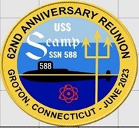 Scamp sixty-second reunion patch, 2023