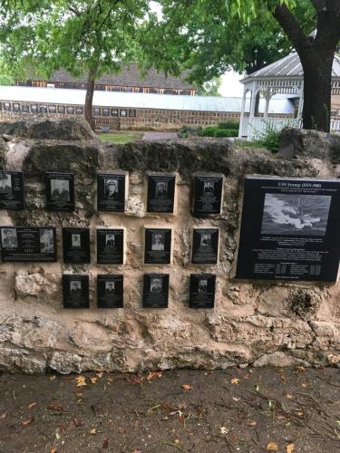 Plaques of Scamp Commanding Officers, Fredericksburg, Texas