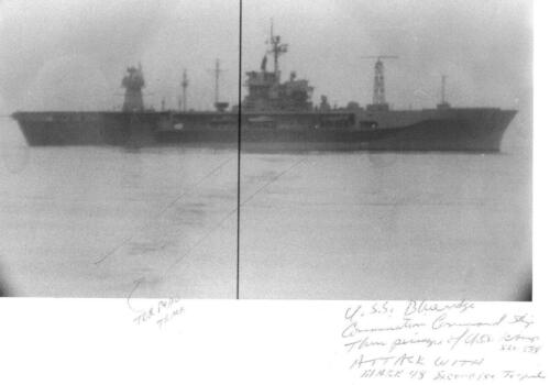 Periscope photo of USS Blueridge